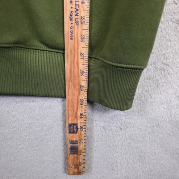 Carhartt Hoodie Mens M Green Loose Fit Rain Defender Utility Workwear Sweatshirt - Picture 11 of 15